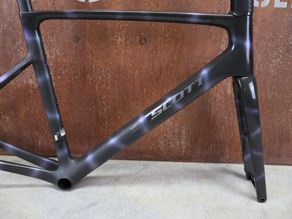 Rennradrahmen von Scott, SCOTT ADDICT RC ULTIMATE RAHMENSET / SUNBEAM BLACK / DISC / 56CM vor USEDBIKES - OB.DE Hintergrund