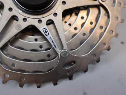 Kassette & Zahnkränze von Shimano, SHIMANO CS-HG50-10 / 10-FACH KASSETTE / MTB GRAVEL TREKKING / 11-36 ZÄHNE vor USEDBIKES-OB.DE Hintergrund