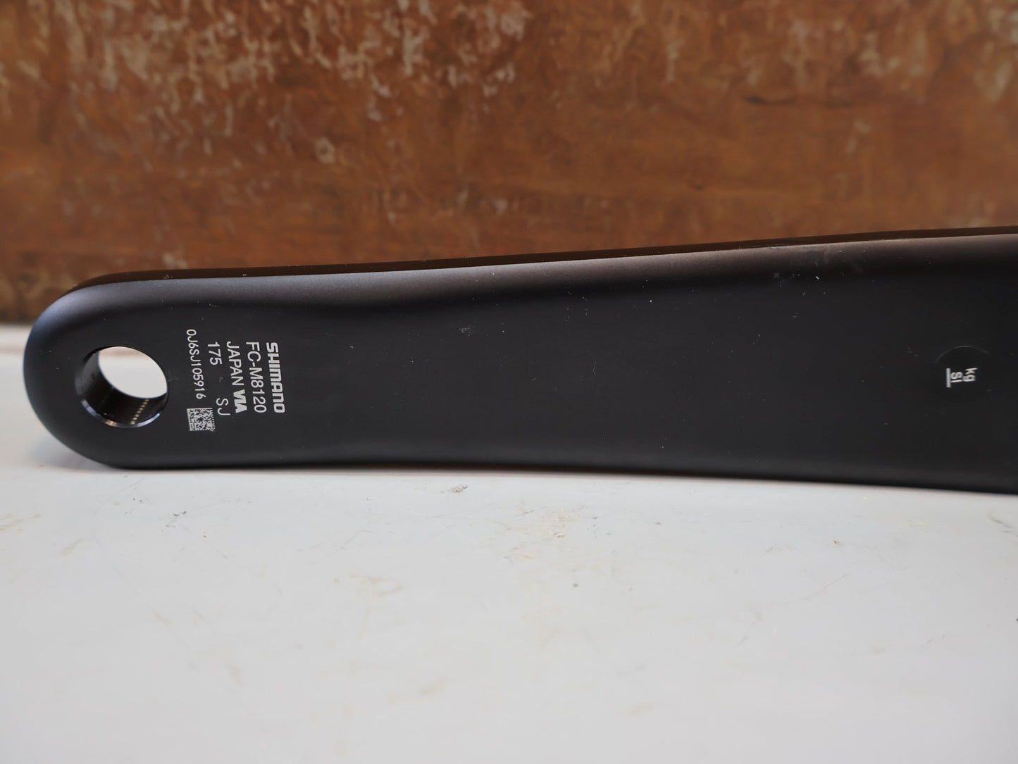 Kurbel von Shimano, SHIMANO DEORE XT FC-M8120-1 / MTB BOOST KURBEL / 1X12 FACH / 175 MM vor USEDBIKES-OB.DE Hintergrund