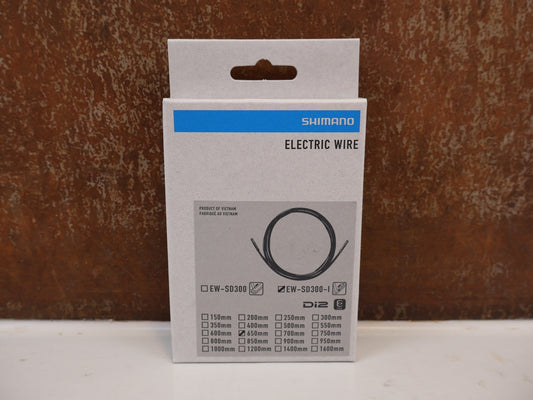 Di2 Kabel von Shimano, Shimano Di2 Stromkabel EW-SD300-I 650mm Innenverlegung vor USEDBIKES-OB.DE Hintergrund