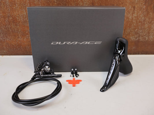 Brems-/ Schalthebel von Shimano, Shimano Dura-Ace Di2 ST-R9270 BR-R9270 Scheibenbremse VR oder HR vor USEDBIKES-OB.DE Hintergrund