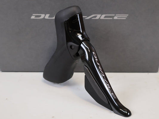 Brems-/ Schalthebel von Shimano, Shimano Dura-Ace Di2 ST-R9270 BR-R9270 Scheibenbremse VR oder HR vor USEDBIKES-OB.DE Hintergrund