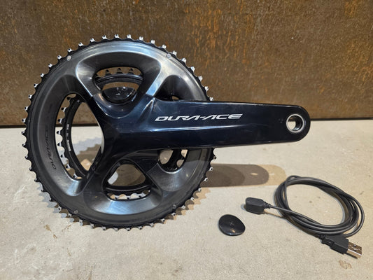 Powermeter von Shimano, SHIMANO DURA ACE FC - R9100 - P POWERMETER KURBEL 50/34 ZÄHNE 172,5MM vor USEDBIKES - OB.DE Hintergrund