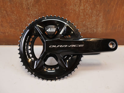 Powermeter von 4iiii, SHIMANO DURA ACE FC-R9200 4IIII POWERMETER 50-34Z 175 MM 12 FACH vor USEDBIKES-OB.DE Hintergrund