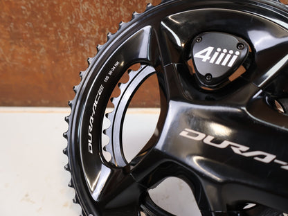 Powermeter von 4iiii, SHIMANO DURA ACE FC-R9200 4IIII POWERMETER 50-34Z 175 MM 12 FACH vor USEDBIKES-OB.DE Hintergrund