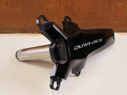 Powermeter von Shimano, Shimano Dura-Ace FC-R9200-P Powermeter Kurbel 165mm Road vor USEDBIKES-OB.DE Hintergrund