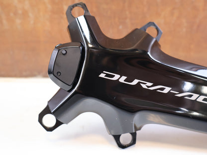 Powermeter von Shimano, Shimano Dura-Ace FC-R9200-P Powermeter Kurbel 165mm Road vor USEDBIKES-OB.DE Hintergrund