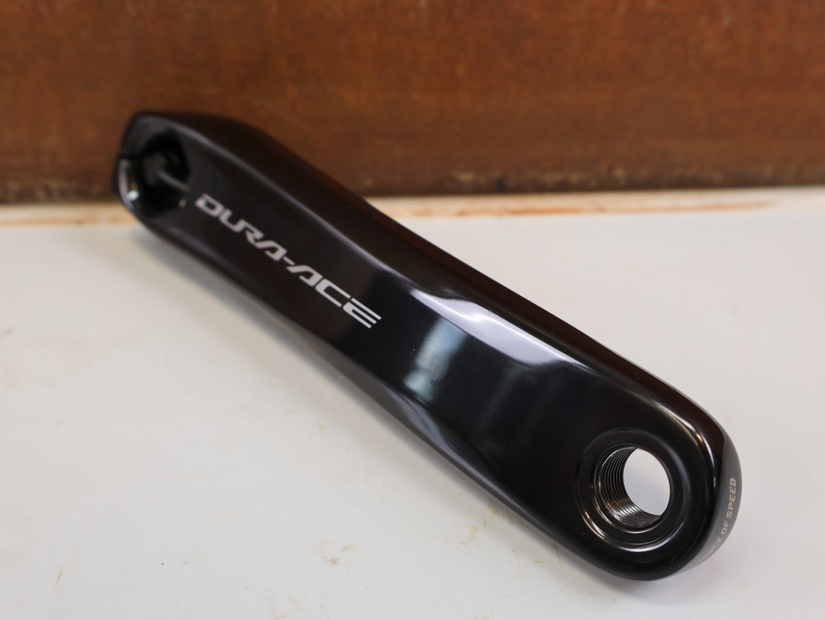 Kurbel von Shimano, Shimano Dura-Ace FC-R9200-P Powermeter Kurbel 170mm 50-34 vor USEDBIKES-OB.DE Hintergrund