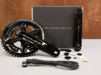 Kurbel von Shimano, Shimano Dura-Ace FC-R9200-P Powermeter Kurbel 170mm 50-34 vor USEDBIKES-OB.DE Hintergrund