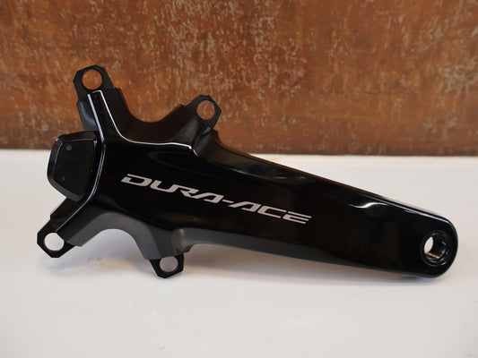 Powermeter von Shimano, SHIMANO DURA-ACE POWERMETER KURBEL FC-R9200-P / 172.5 MM / 2X12-FACH vor USEDBIKES-OB.DE Hintergrund