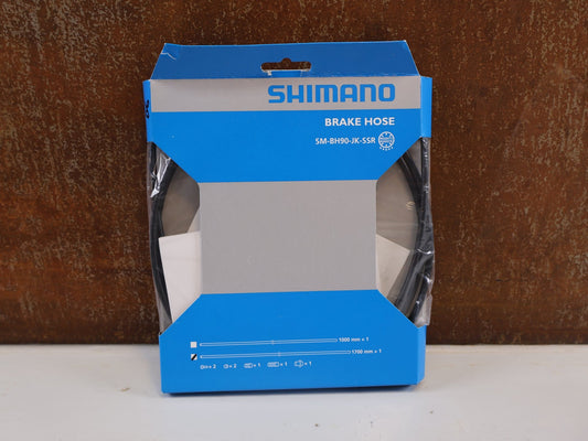 Bremsleitung von Shimano, SHIMANO ROAD SM - BH90 - JK - SSR BREMSLEITUNG / 1700MM / GERADER ANSCHLUSS / KÜRZBAR / 4524667890867 vor USEDBIKES - OB.DE Hintergrund