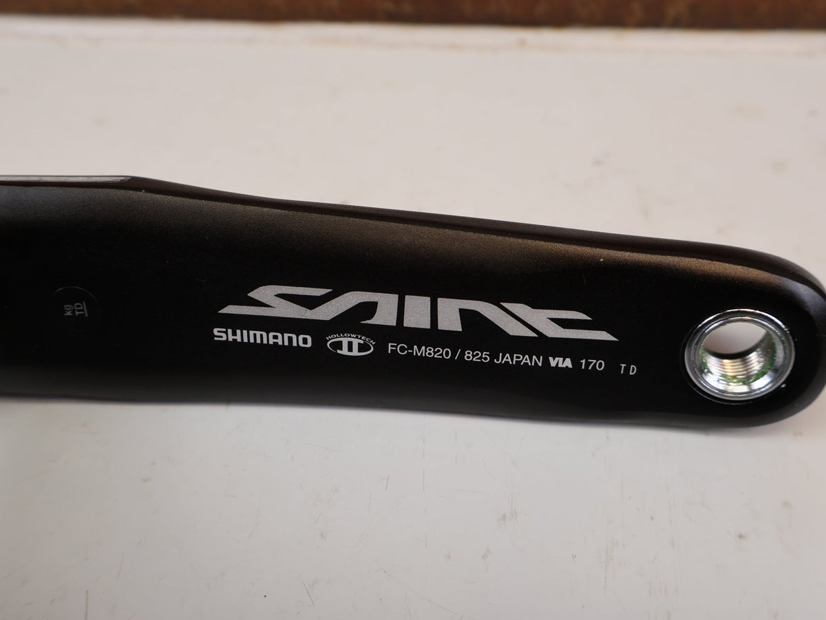 Kurbel von Shimano, SHIMANO SAINT FC-M825 1 KURBELSATZ 170MM 36Z 83MM vor USEDBIKES-OB.DE Hintergrund