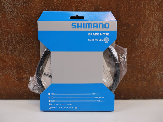 Bremsleitung von Shimano, SHIMANO XTR SM - BH90 - SBM BREMSLEITUNG / 1700MM / BANJO / KÜRZBAR / 4524667062356 vor USEDBIKES - OB.DE Hintergrund