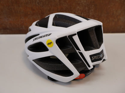 Helme von Specialized, SPECIALIZED ECHELON II RENNRADHELM / MATTE WHITE / GRÖSSE M (54 - 60CM) / 4TH DIMENSION VENTILATION vor USEDBIKES - OB.DE Hintergrund