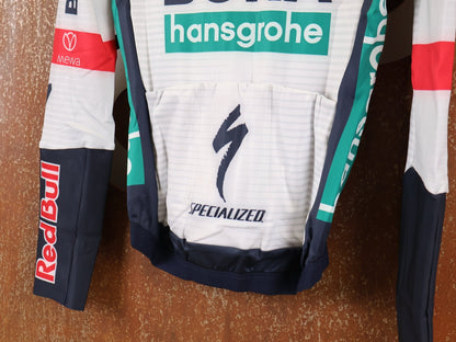 Langarm Trikot - BOH von Specialized, SPECIALIZED RED BULL - BORA HANSGROHE THERMAL JERSEY LS / LANGARM TRIKOT U23 vor USEDBIKES - OB.DE Hintergrund