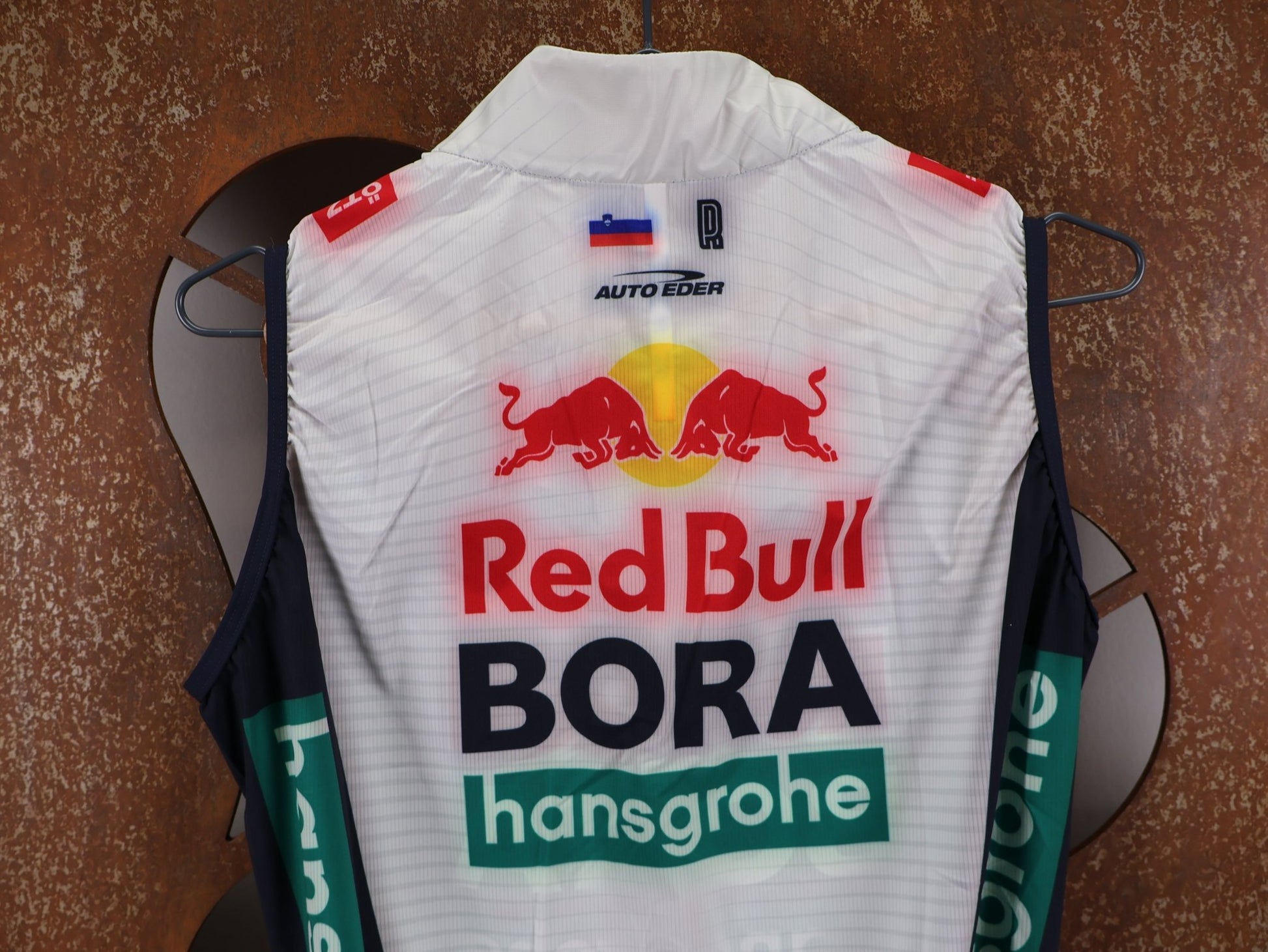 Westen - BOH von Specialized, SPECIALIZED RED BULL - BORA HANSGROHE WIND VEST ROGLIČ / WESTE vor USEDBIKES - OB.DE Hintergrund