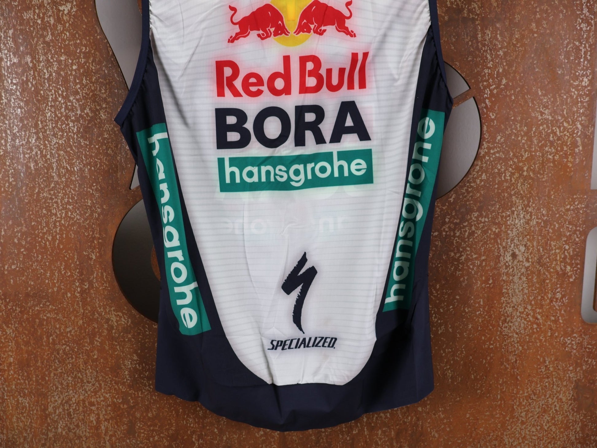 Westen - BOH von Specialized, SPECIALIZED RED BULL - BORA HANSGROHE WIND VEST ROGLIČ / WESTE vor USEDBIKES - OB.DE Hintergrund