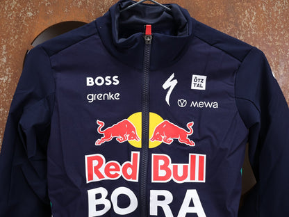 Regenbekleidung - BOH von Specialized, SPECIALIZED RED BULL - BORA HANSGROHEWET WEATHER JERSEY LS / LANGARM THERMAL RENNTRIKOT vor USEDBIKES - OB.DE Hintergrund