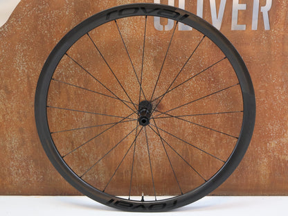 Laufrad/Laufradsatz von Specialized, SPECIALIZED ROVAL ALPINIST CLX II CARBON LAUFRADSATZ / BLACK / SRAM XDR vor USEDBIKES-OB.DE Hintergrund