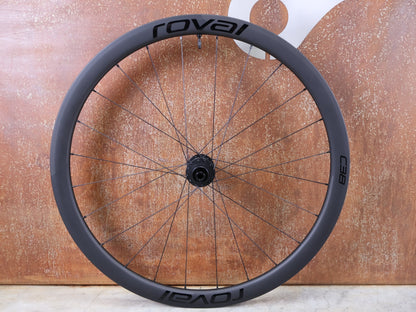 Laufrad/Laufradsatz von Specialized, SPECIALIZED ROVAL RAPIDE C38 LAUFRADSATZ DISC vor USEDBIKES - OB.DE Hintergrund