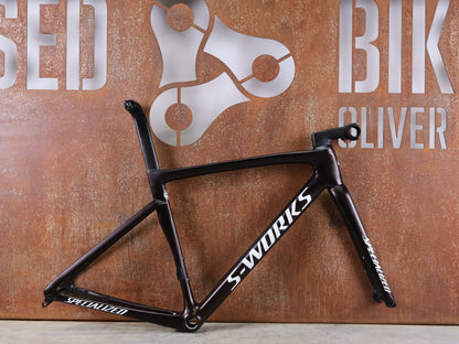 Rennradrahmen von Specialized, SPECIALIZED S - WORKS TARMAC SL7 RAHMENSET / FACT 12R CARBON / 52 CM vor USEDBIKES - OB.DE Hintergrund