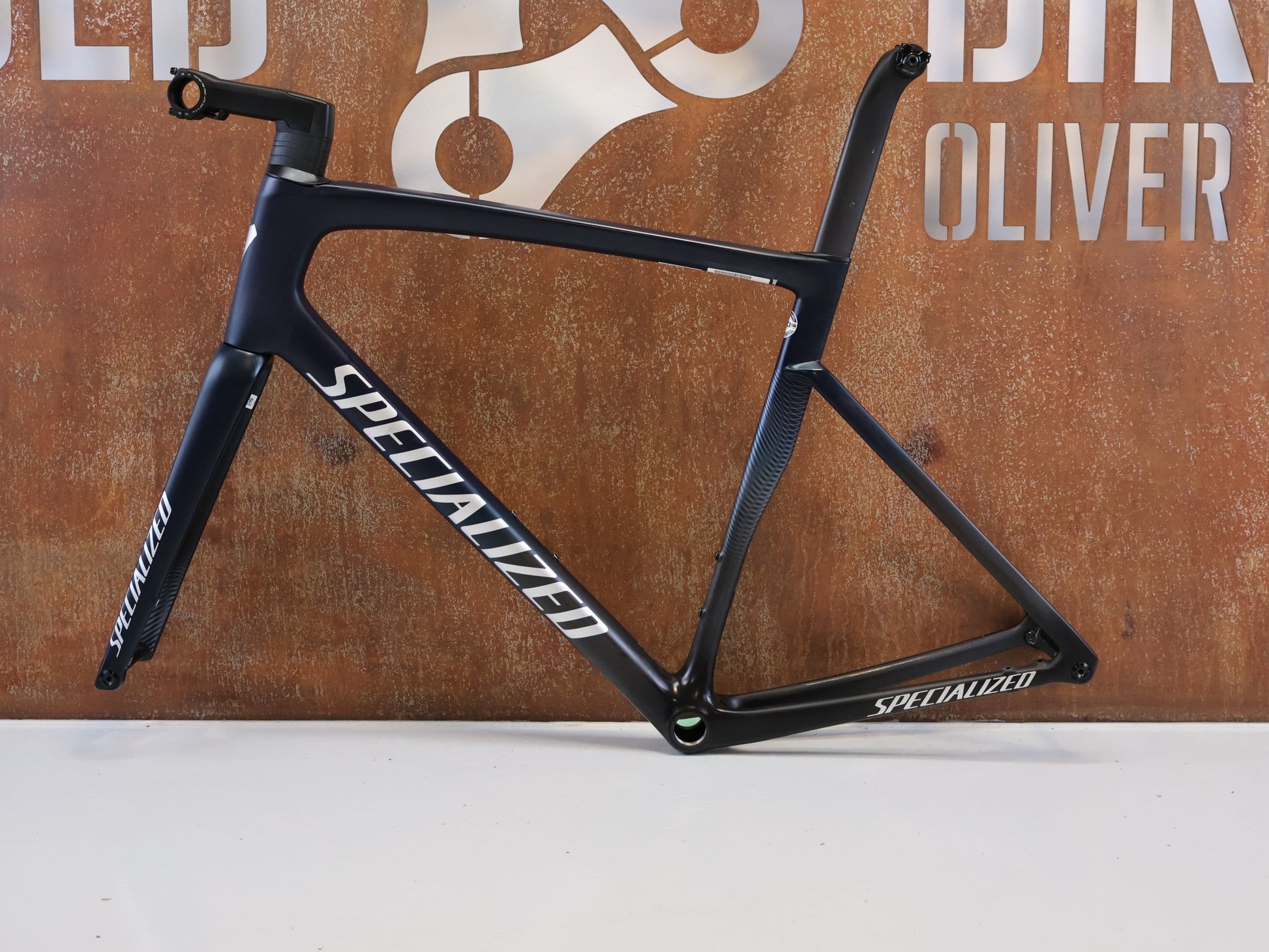 SPECIALIZED TARMAC SL7 RAHMENSET / GRÖßE 58 CM / SATIN TEAL TINT BLACK –