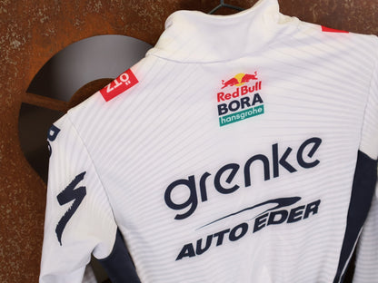 Langarm Trikot - BOH von Specialized, SPECIALIZED TGA ROOKIES OF RED BULL - BORA HANSGROHE THERMAL JERSEY LS / LANGARM TRIKOT vor USEDBIKES - OB.DE Hintergrund