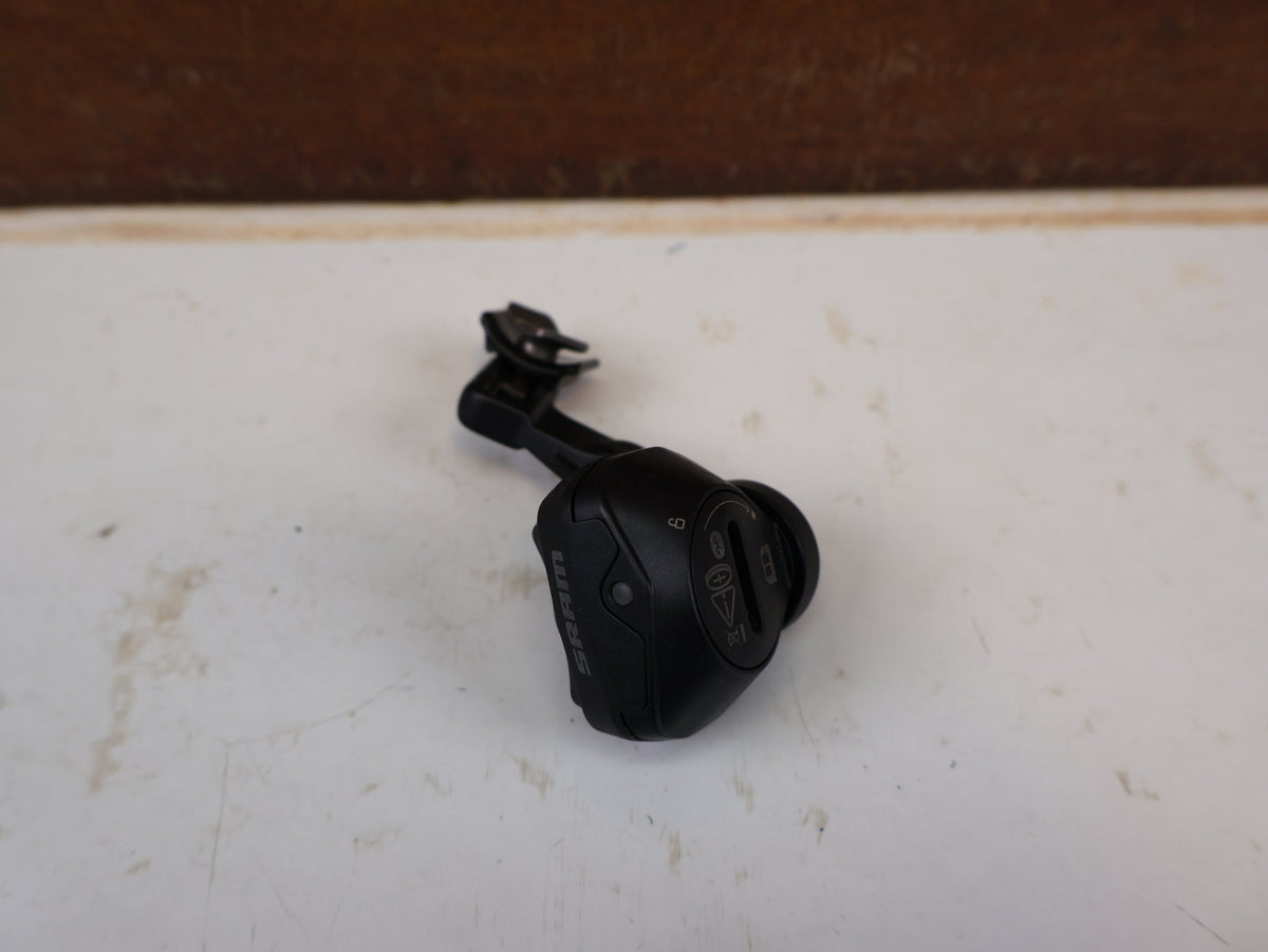 Schaltungsteile von Sram, SRAM AXS Pod Ultimate Controller Rechts Matchmaker MMX vor USEDBIKES-OB.DE Hintergrund