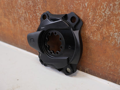 Powermeter von Sram, SRAM AXS Powermeter Spider 107 BCD 8-Bolt D1 vor USEDBIKES-OB.DE Hintergrund
