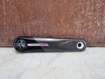 Kurbel von Sram, SRAM FORCE AXS D2 QUARQ POWERMETER MY 24 DUB WIDE 8 - BOLT 170MM vor USEDBIKES - OB.DE Hintergrund