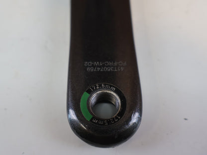Kurbel von Sram, SRAM FORCE AXS DUB WIDE KURBEL / MY 2024 / 172,5 MM / 38T / 593 G vor USEDBIKES-OB.DE Hintergrund