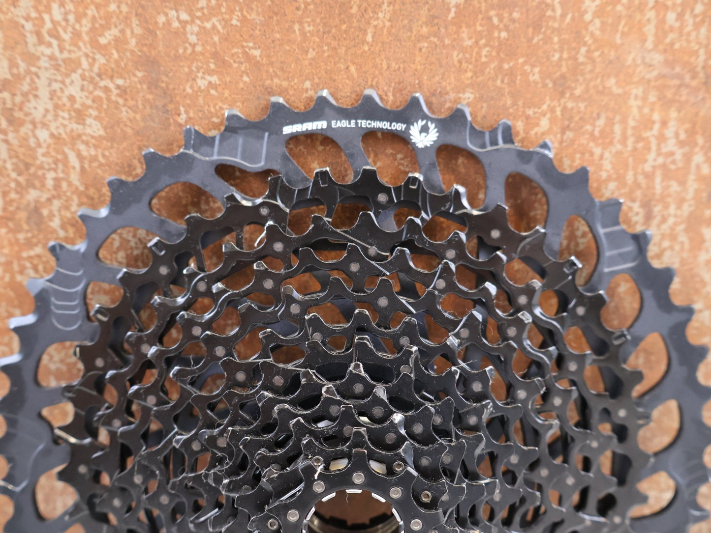Kassette & Zahnkränze von Sram, SRAM GX EAGLE XG-1275 KASSETTE 12-FACH 10-52T XD vor USEDBIKES-OB.DE Hintergrund