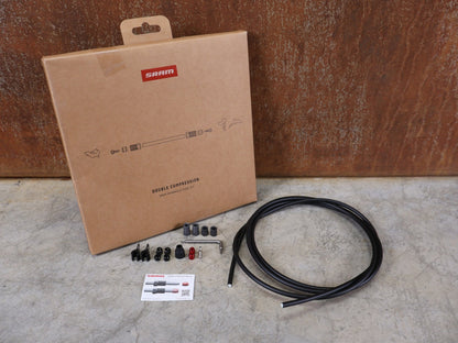 Zubehör von Sram, SRAM / HYDRAULIK BREMSLEITUNG / 200 CM SET / SCHWARZ / UNIVERSAL KOMPATIBEL vor USEDBIKES - OB.DE Hintergrund