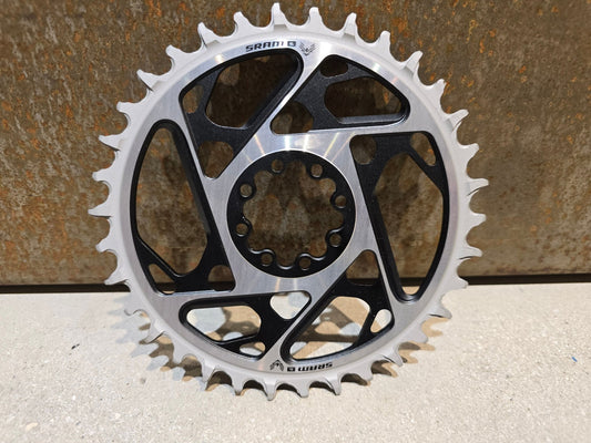 Kettenblatt von Sram, SRAM KETTENBLATT T - TYPE EAGLE XX SL / 0MM OFFSET / 34 ZÄHNE in variant_title vor USEDBIKES - OB.DE Hintergrund