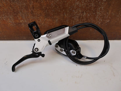 Bremse von Sram, SRAM Maven Ultimate B1 Scheibenbremsen Set VR HR Carbon vor USEDBIKES-OB.DE Hintergrund
