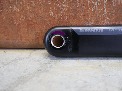 Powermeter von Sram, SRAM QUARQ DZERO XX1 EAGLE POWERMETER DUB SL KURBELARME 170 MM BOOST vor USEDBIKES - OB.DE Hintergrund