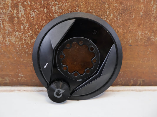 Powermeter von Sram, SRAM QUARQ POWER METER SPIDER AXS / XX & XX SL / 8-LOCH / THREAD MOUNT vor USEDBIKES-OB.DE Hintergrund