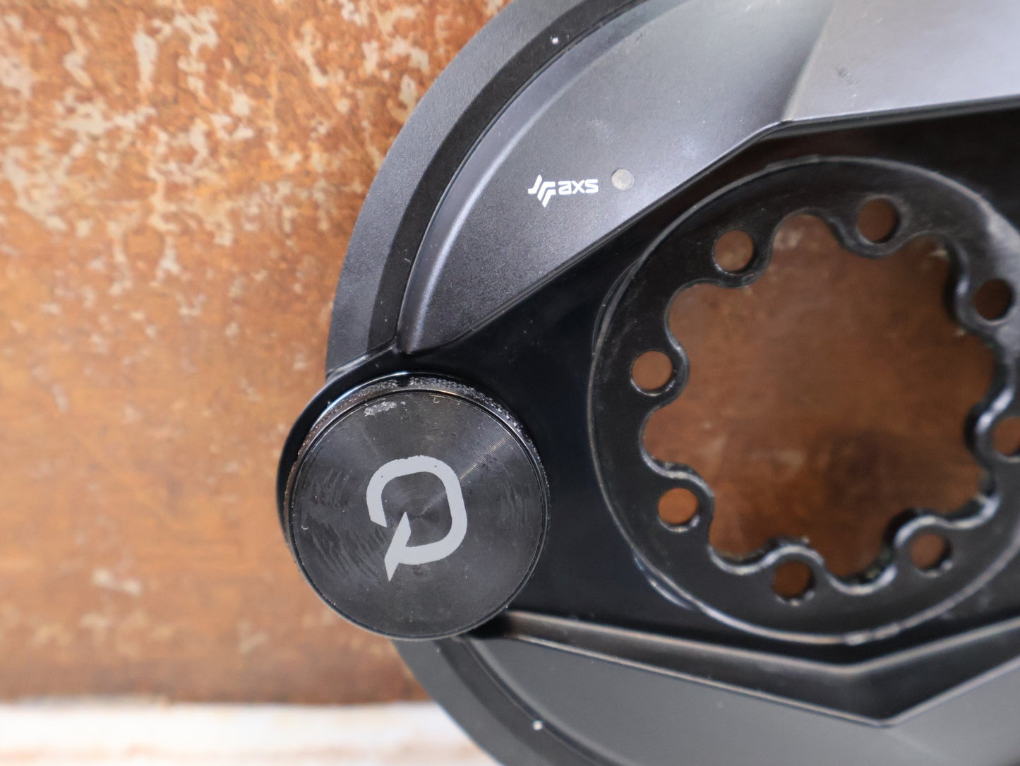 Powermeter von Sram, SRAM QUARQ POWER METER SPIDER AXS XX & XX SL / 8-LOCH / THREAD MOUNT vor USEDBIKES-OB.DE Hintergrund