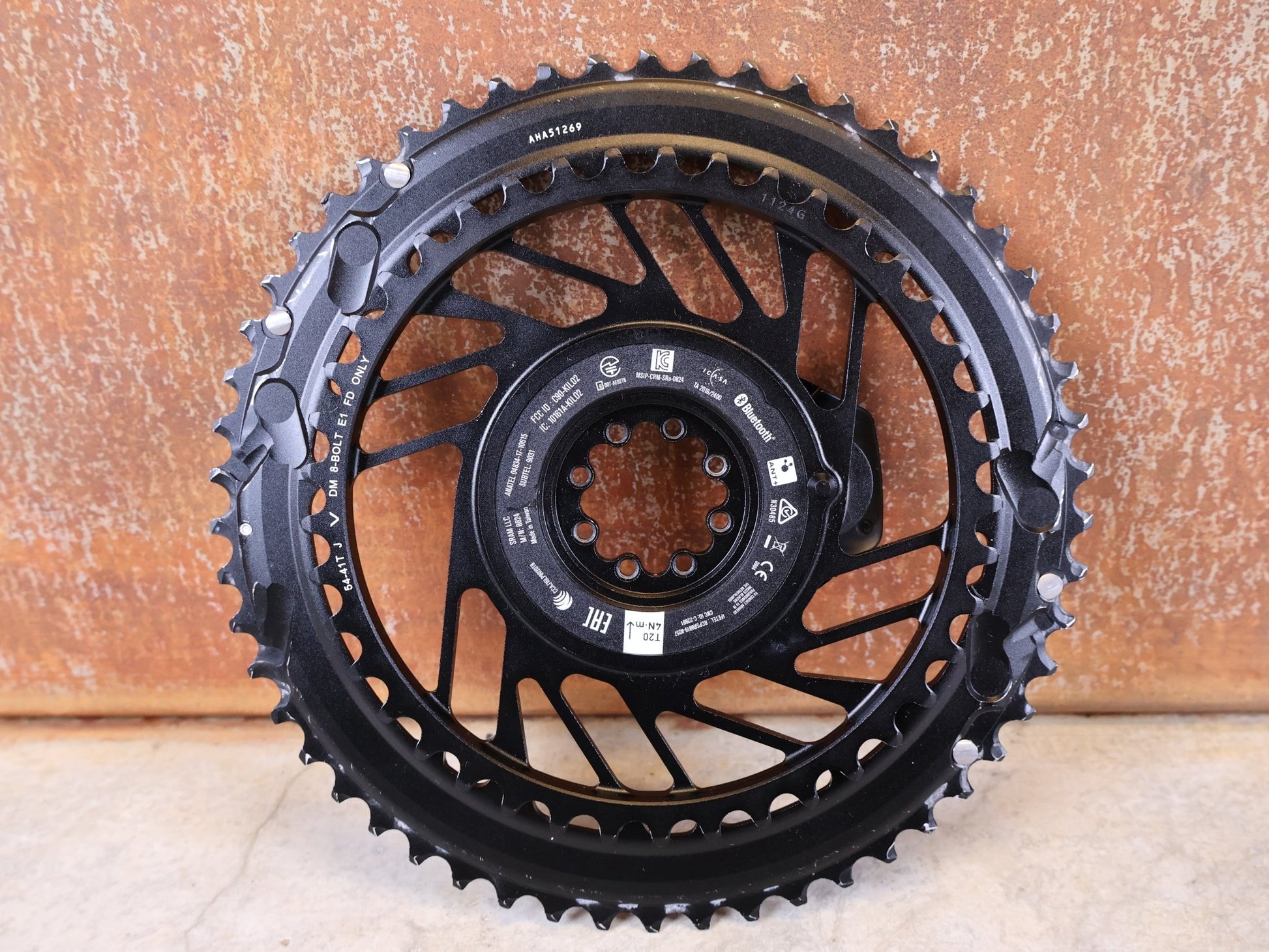 Kettenblatt von Sram, SRAM RED AXS E1 POWERMETER - KIT / QUARQ – 54/41 ZÄHNE – DUB – 12 - FACH ROAD vor USEDBIKES - OB.DE Hintergrund