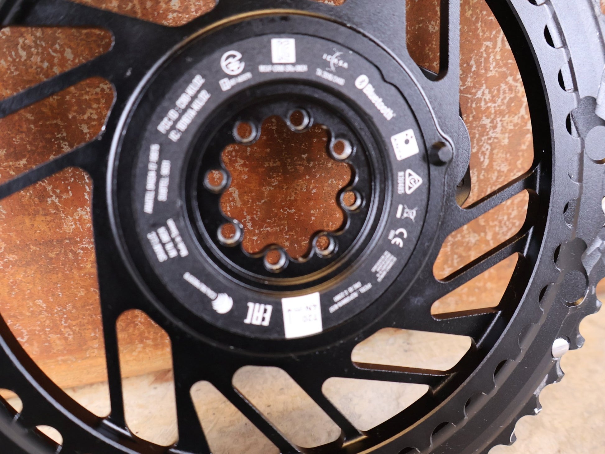 Kettenblatt von Sram, SRAM RED AXS E1 POWERMETER - KIT / QUARQ – 54/41 ZÄHNE – DUB – 12 - FACH ROAD vor USEDBIKES - OB.DE Hintergrund