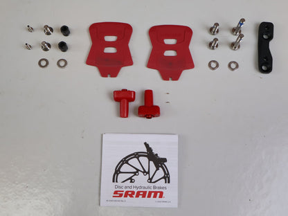 Brems-/ Schalthebel von Sram, SRAM RED AXS E1 SCHALT-BREMSHEBEL + HYDR. SCHEIBENBREMSE SET vor USEDBIKES-OB.DE Hintergrund