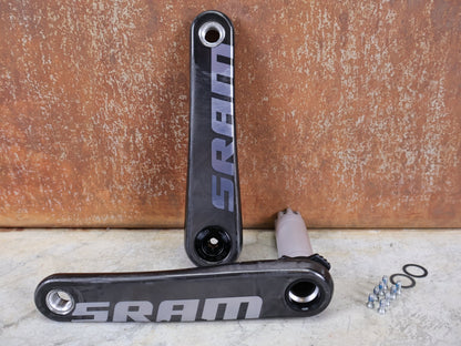Kurbel von Sram, SRAM RED AXS KURBELARME D1 DUB 8 - BOLT / TEAM EDITION - RACE / 170MM vor USEDBIKES - OB.DE Hintergrund