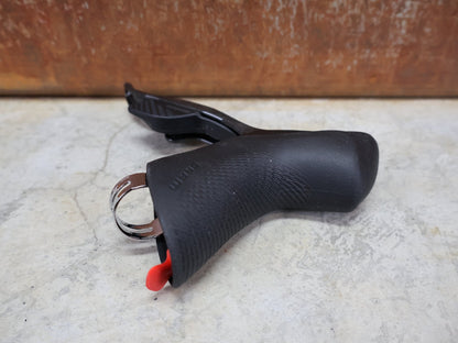 Brems - / Schalthebel von Sram, SRAM – RED ETAP AXS D1 SCHALT - /BREMSHEBEL TEAM - EDITION / 12 - FACH/ LINKS vor USEDBIKES - OB.DE Hintergrund