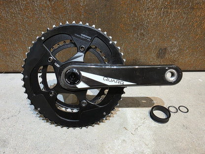 Kurbel von Sram, SRAM RED QUARQ KURBEL / POWER READY / 50 - 34 ZÄHNE / 11 FACH / 170MM vor USEDBIKES - OB.DE Hintergrund