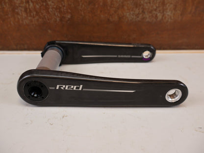Kurbel von Sram, SRAM RED XPLR Wide Carbon Kurbelarme E1 170 mm 8-Bolt vor USEDBIKES-OB.DE Hintergrund