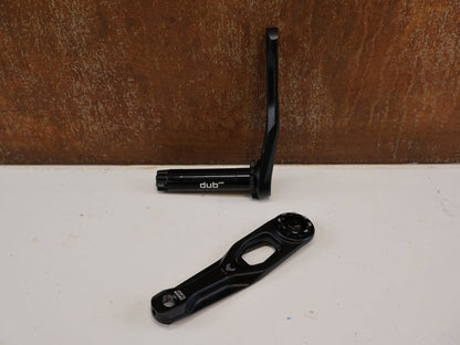 Kurbel von Sram, SRAM X0 EAGLE TRANSMISSION KURBELARME / T-TYPE / WIDE / 165 MM vor USEDBIKES-OB.DE Hintergrund