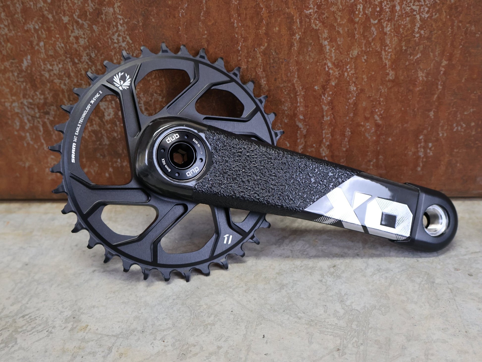 Kurbel von Sram, SRAM X01 ALL DOWNHILL DUB KURBELGARNITUR 165 MM 36T 6 MM OFFSET vor USEDBIKES - OB.DE Hintergrund