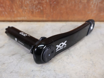 Powermeter von Sram, SRAM XX EAGLE AXS TRANSMISSION POWER METER KURBEL – DUB MTB WIDE / 55 MM – 165 MM vor USEDBIKES - OB.DE Hintergrund