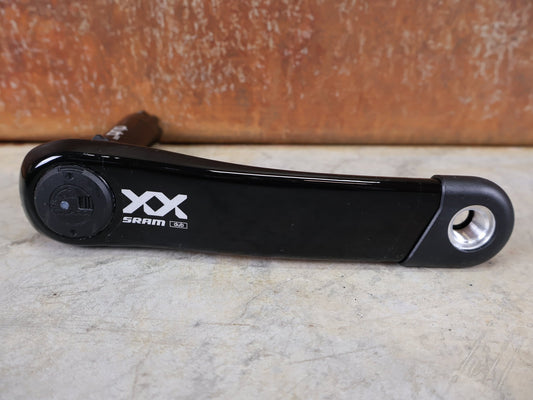 Powermeter von Sram, SRAM XX EAGLE AXS TRANSMISSION POWER METER KURBEL – DUB MTB WIDE / 55 MM – 165 MM vor USEDBIKES - OB.DE Hintergrund