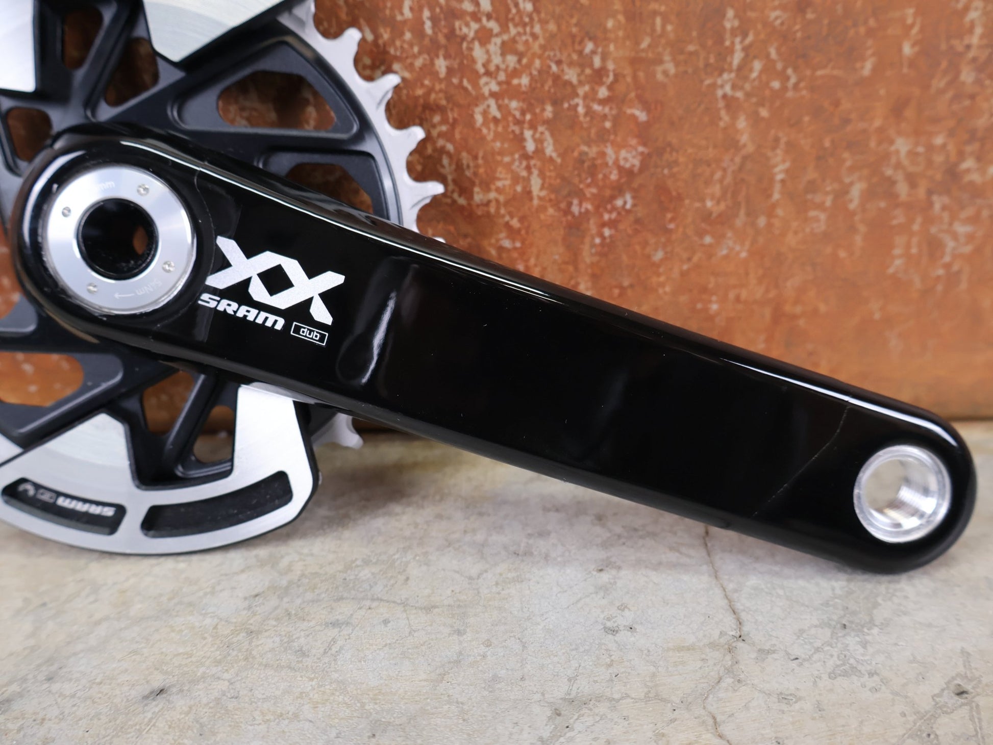 Powermeter von Sram, SRAM XX EAGLE AXS TRANSMISSION POWER METER KURBEL – DUB MTB WIDE / 55 MM – 170 MM vor USEDBIKES - OB.DE Hintergrund